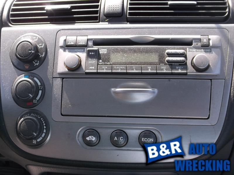 Radio/stereo for 04 05 honda civic ~ am-fm-cd sdn hybrid