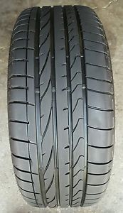 (1) 255/45r20 101w bridgestone dueler h/p sport run flat used tire 2015