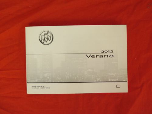 2012 buick verano owners manual guide book