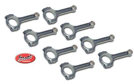 2-icr6700-7/16 bb chevy ford scat pro series i-beam connecting rods 7/16 arp 6.7