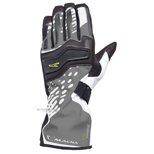 Macna motorcycle talon gloves black/grey 3xlarge summer waterproof touch tip