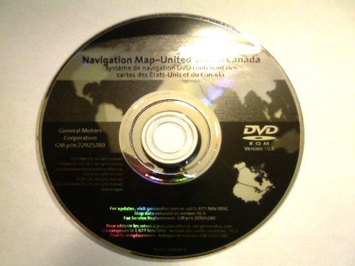 2007 2008 2009 2010 2011 cadillac escalade navigation map disc dvd