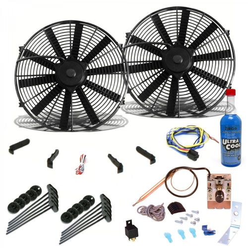 Zirgo super cool pack with two 1248 fcfm 12&#034; fans, adj temp switch, harness