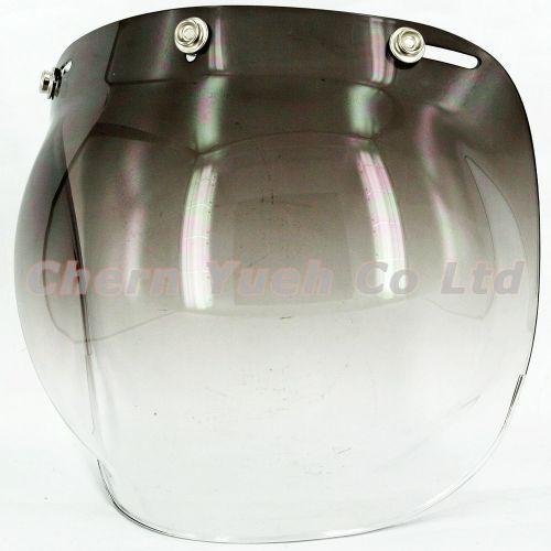 Uv black gradient bubble shield visor for motorcycle harley davidson helmet