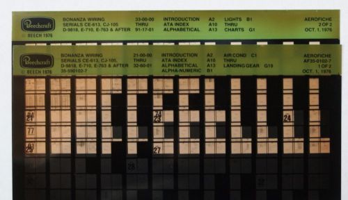 Beechcraft bonanza wirng diagrams serials ce-613 cj-105 d-9818 after microfiche