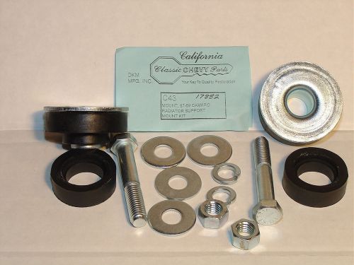 1965-1975 camaro radiator support mount kit w/ hardwear