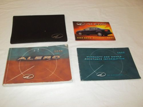 2000 oldsmobile alero owner manual 4/pc.set &amp; black oldsmobile factory case,,