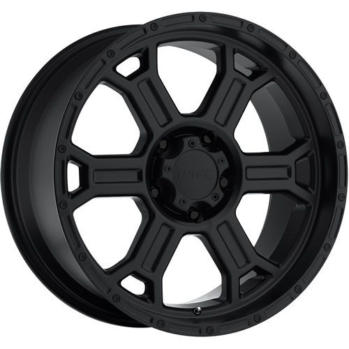 16x8 matte black v-tec raptor 6x5.5 +0 rims toyo open country mt 305/70/16