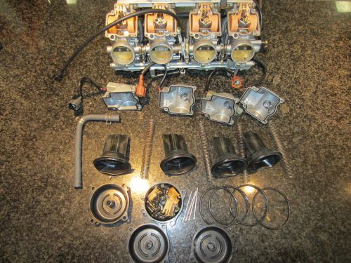 02-05 kawasaki zzr1200 zzr 1200 oem carbs carburetors cleaned