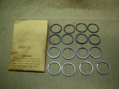 Wrist pin spiral locks set of 16 total for 8 pistons oldsmobile and pontiac