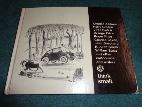 1950&#039;s-1967 volkswagen &#034;think small&#034;  book printed by volkswagen in1967