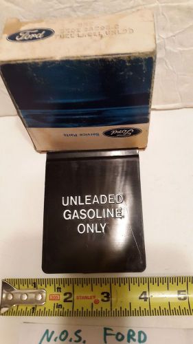 1975 75 76 ford gran torino fuel tank label nos ford