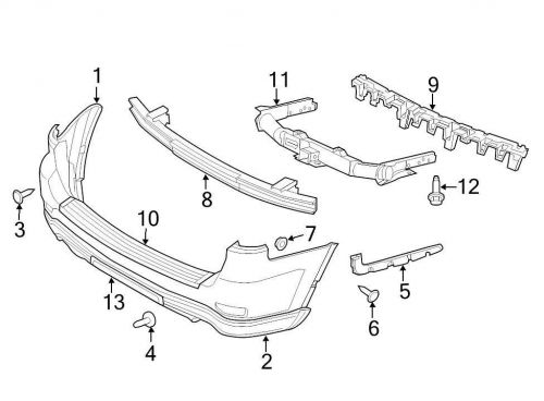 Brand new genuine mopar oem valance panel #68092115aa