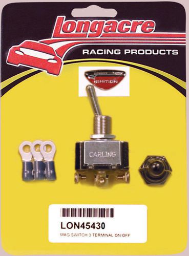 Longacre 45430 ignition switch w/ weatherproof cover and 3 terminals imca dirt