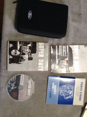 2008 ford super duty owners manual with case