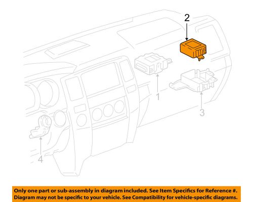 Toyota oem 03-09 4runner alarm system-computer 8978035090