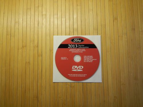 2013 ford mustang taurus f-150 f-250 f-350 diesel service repair manual dvd