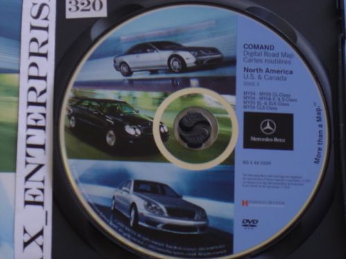 2005 mercedes s -class s430 s500 s55 s600 navigation dvd # 0209 map © 2005.3