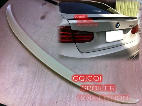 2x unpainted bmw 2012~2016 f30 3-series sedan performance style trunk spoiler ◎