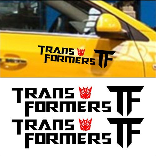 Car vinyl decals sticker body side stickers transformers decepticon 2pcs #tf36