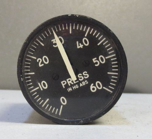 Vintage u.s. aw2042ap01 absolute pressure aircraft indicator gauge