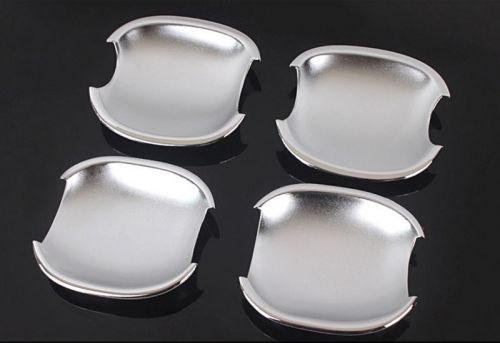 For ford focus 2012 13 14 matte chromed door handle cover bowl trim 4pcs