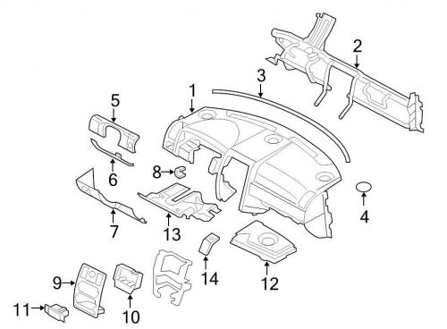 Chrysler oem chrysler speaker cover 0uz93xdvab image 4