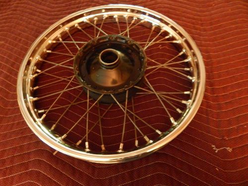 Nos triumph 500 front wheel dunlop rim hub t100 t100r t100c 5ta w1661 w1229 t90