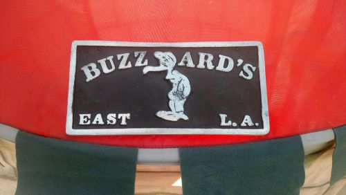 Car club plaque..........lqqk at this awesome.....buzzards of east l.a. topper