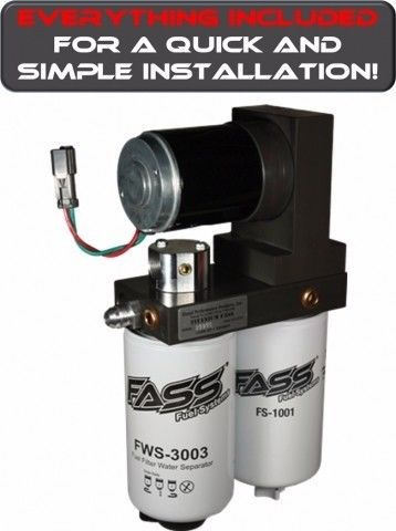 Fass titanium fuel air system 150gph  89-93 td02150g for dodge cummins diesel