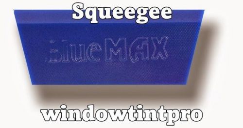 Blue max squeegee for car tinting, sign, ppf paint protection angled tool 2&#034;x5&#034;