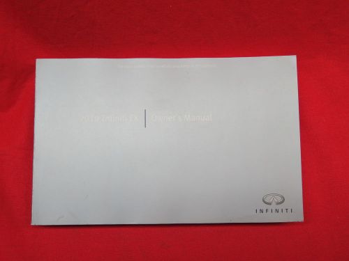 2010 infiniti ex owners manual guide book