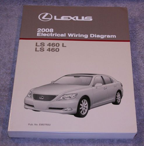 2008 lexus ls460 ls460l electrical wiring diagram service repair manual