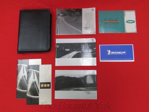 2000 acura rl owners manual with case