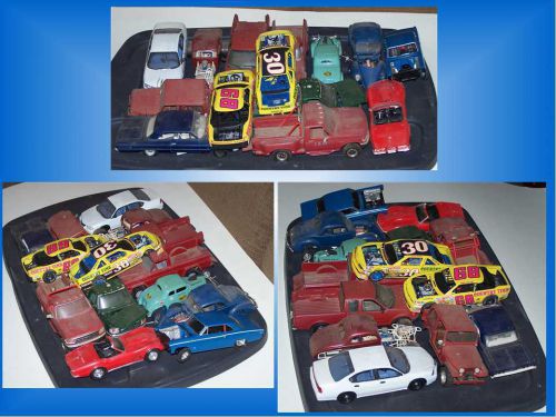 Model car/ truck junkyard/parts 14 cars and trucks