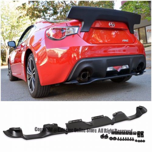 For 13-up scion fr-s subaru brz rear bumper lower spoiler air flow diffuser kit