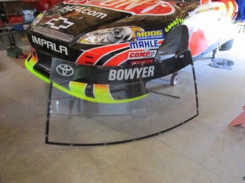 Nascar race used clint bowyer windsheild