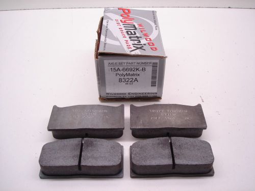 New nascar wilwood 15a-6692k-b dyno bedded disc brake caliper pads ir-gt 7735