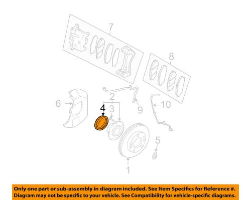 Kia oem 07-09 sorento anti-lock brakes-sensor ring 517003e471