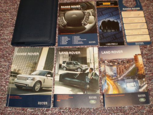 2011 land rover range suv owners manual books navigation guide case all models