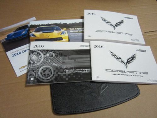 2016 chevy corvette owners manual with navigation (oem)  - j2676