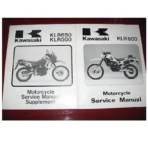 Kawasaki service repair manual klr kl 500 600 650 84-07