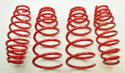 Volkswagen golf jetta 1.8&#034; drop red suspension lowering springs kit