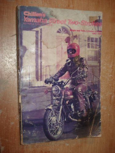 1967-1975 yamaha street 2 strokes motorcycle service manual shop repair book