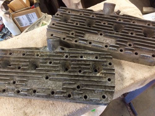 Ford flathead v8 evans aluminum heads 24 stud engine 1938 thru 1948 - pair