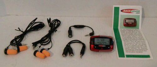 Raceceiver for 2 race scanner radio receiver ear buds nascar w1600 micro