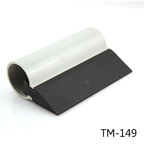 7mo water squeegee with tube gripping handle 3.9 inch black rubber for car