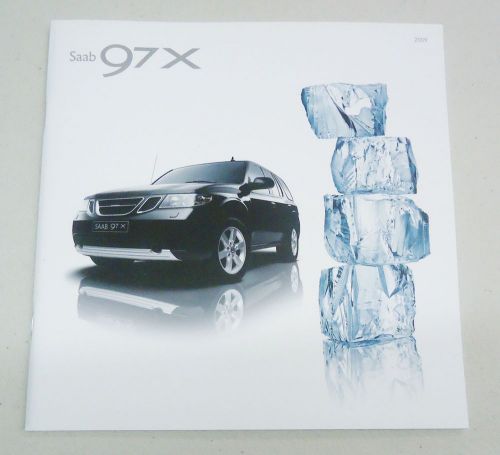 Saab 2009 9-7x dealer brochure oem # 32015101