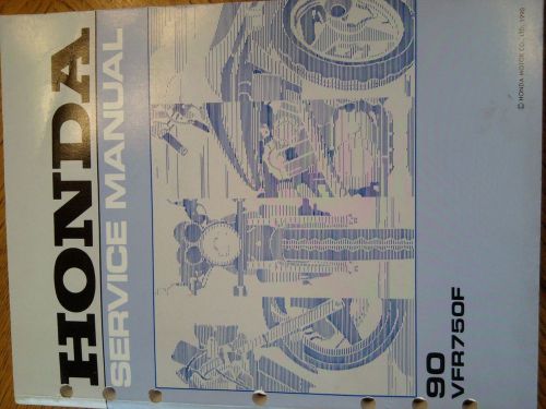 1990 honda service manual vfr750f 90