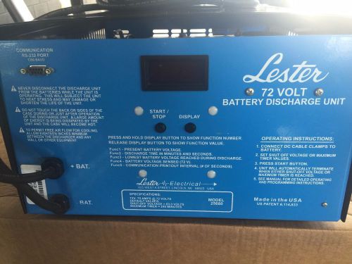 Lester 72 volt golf cart gem car discharger